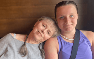 Candace and Ruby smiling